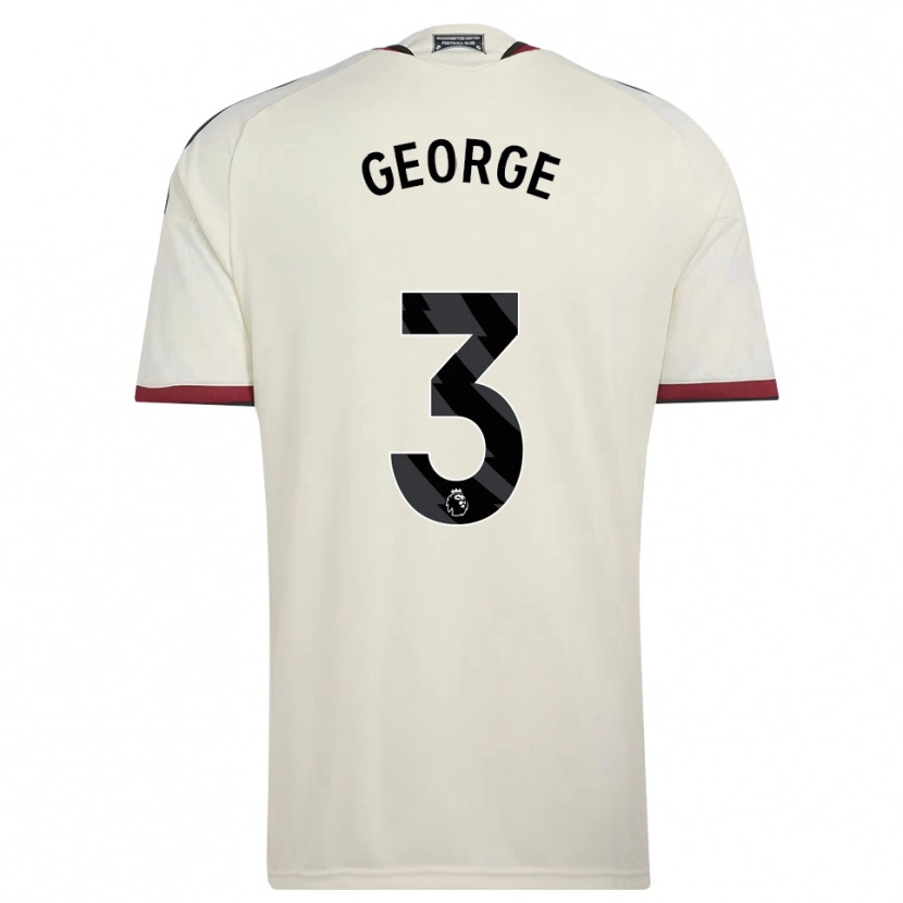 Danxen Herren Gabby George #3 Beige Schwarz Rot Ausweichtrikot Trikot 2026/27 T-Shirt