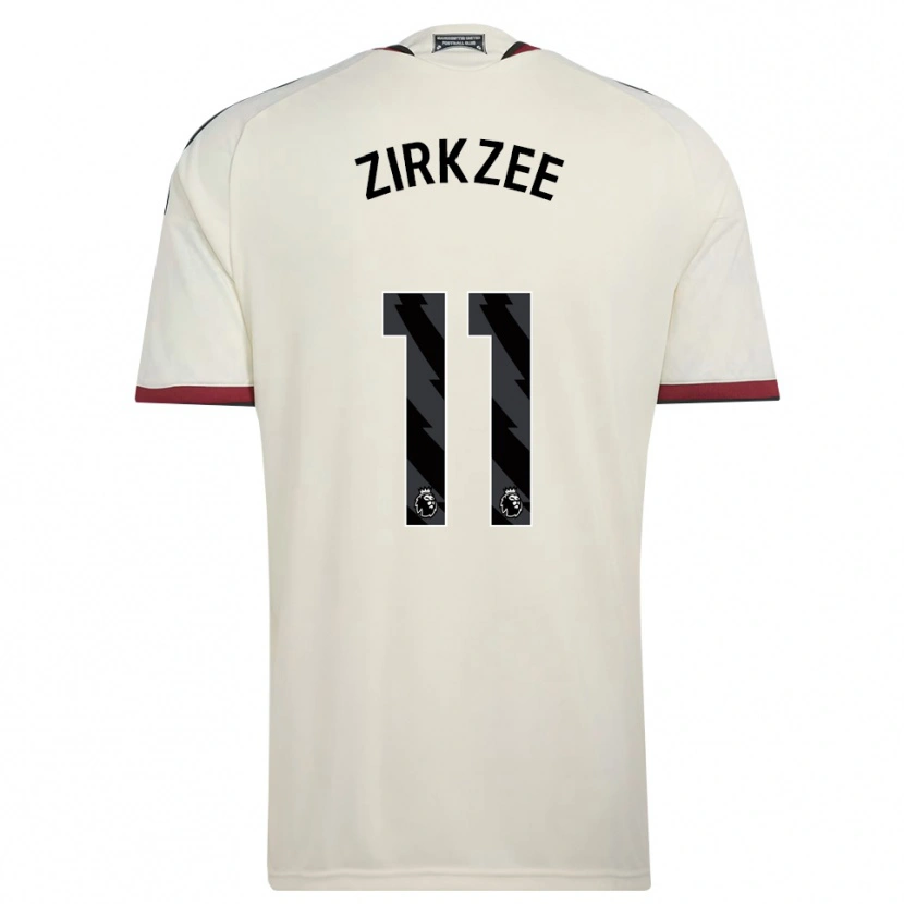 Danxen Herren Joshua Zirkzee #11 Beige Schwarz Rot Ausweichtrikot Trikot 2026/27 T-Shirt