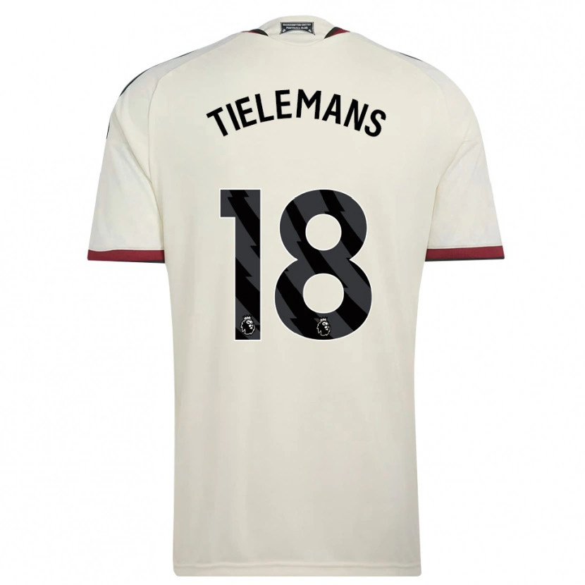 Danxen Herren Youri Tielemans #18 Beige Schwarz Rot Ausweichtrikot Trikot 2026/27 T-Shirt