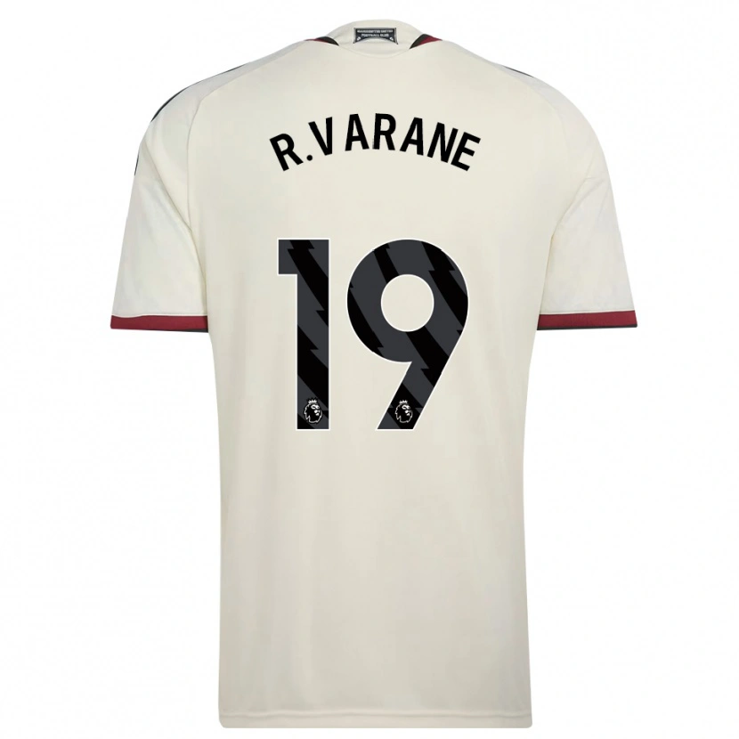 Danxen Herren Raphael Varane #19 Beige Schwarz Rot Ausweichtrikot Trikot 2026/27 T-Shirt
