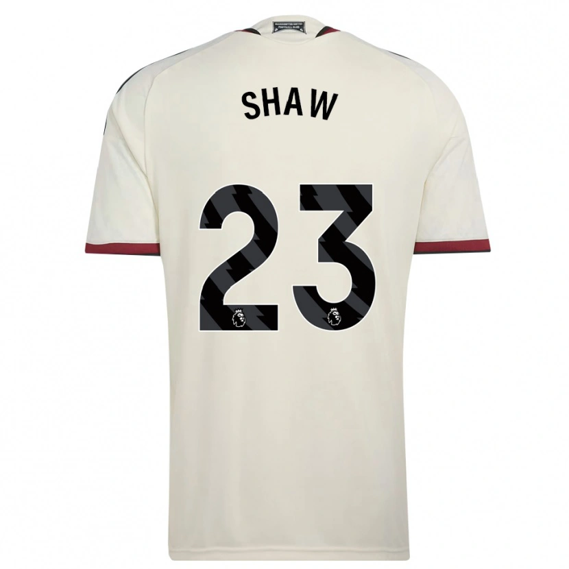 Danxen Herren Luke Shaw #23 Beige Schwarz Rot Ausweichtrikot Trikot 2026/27 T-Shirt