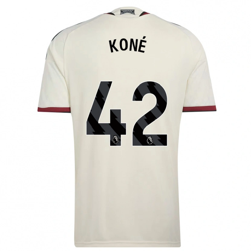 Danxen Herren Sékou Koné #42 Beige Schwarz Rot Ausweichtrikot Trikot 2026/27 T-Shirt