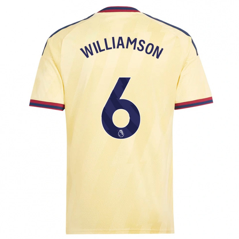 Danxen Herren Leah Williamson #6 Hell Gelb Mitternachtsblau Ausweichtrikot Trikot 2026/27 T-Shirt