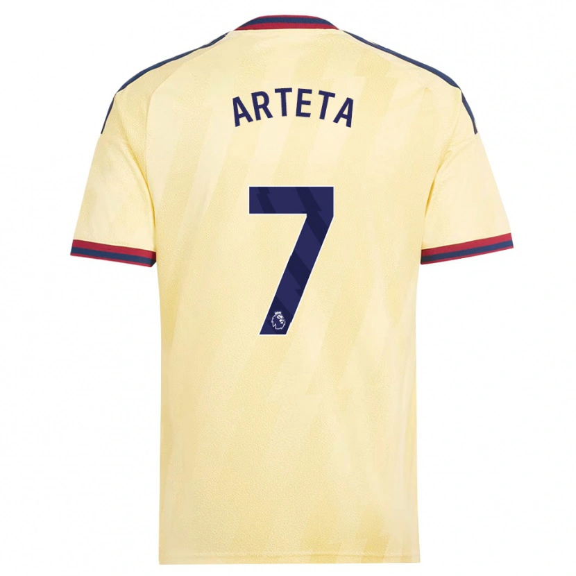 Danxen Herren Gabriel Arteta #7 Hell Gelb Mitternachtsblau Ausweichtrikot Trikot 2026/27 T-Shirt