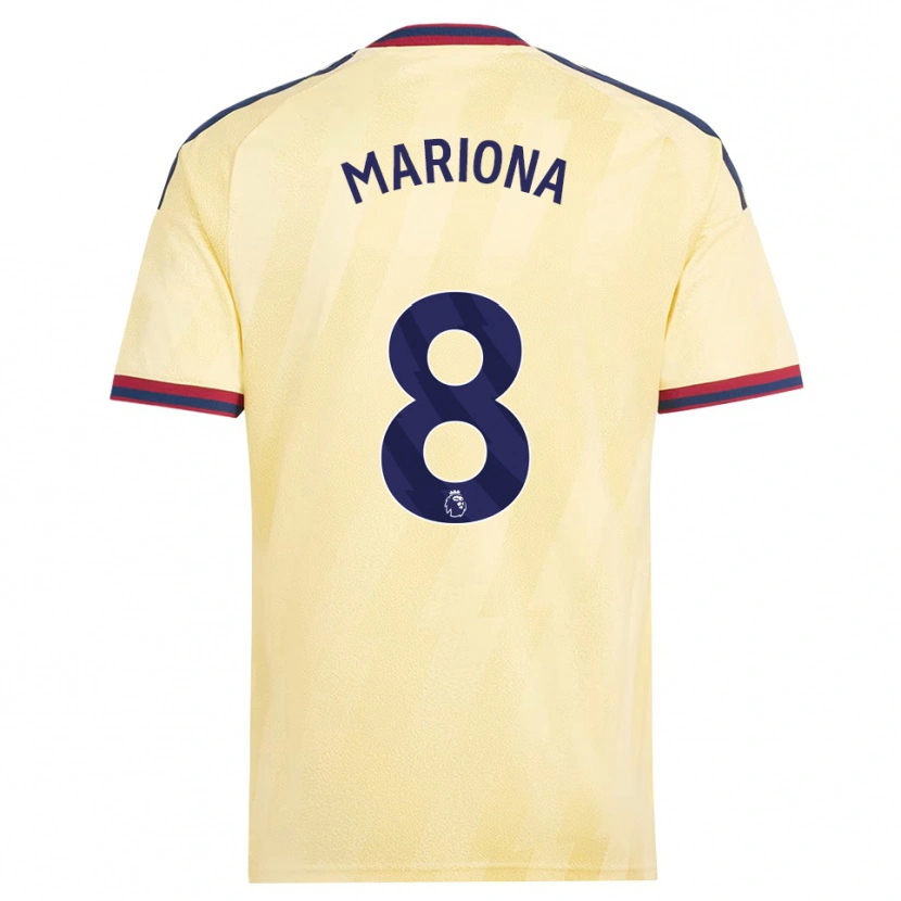 Danxen Herren Mariona Caldentey #8 Hell Gelb Mitternachtsblau Ausweichtrikot Trikot 2026/27 T-Shirt
