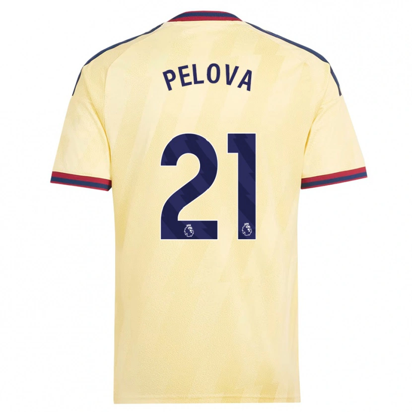 Danxen Herren Victoria Pelova #21 Hell Gelb Mitternachtsblau Ausweichtrikot Trikot 2026/27 T-Shirt