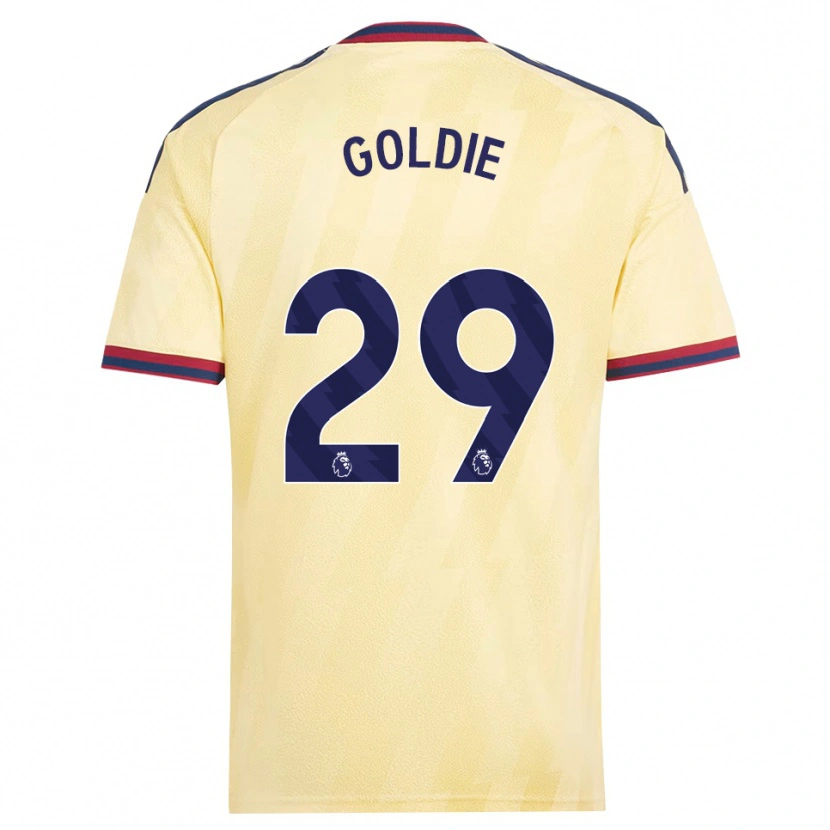 Danxen Herren Teyah Goldie #29 Hell Gelb Mitternachtsblau Ausweichtrikot Trikot 2026/27 T-Shirt