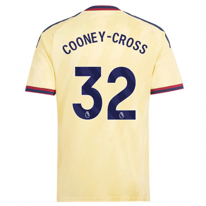 Danxen Herren Kyra Cooney-Cross #32 Hell Gelb Mitternachtsblau Ausweichtrikot Trikot 2026/27 T-Shirt