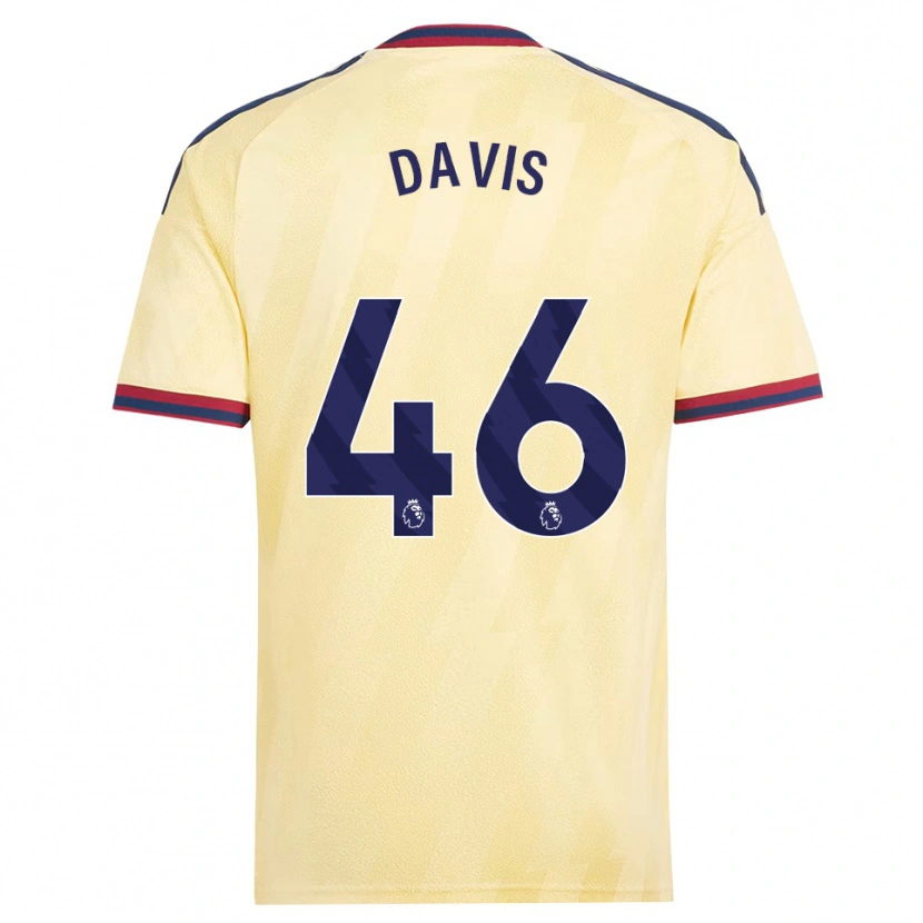 Danxen Herren Timi Davis #46 Hell Gelb Mitternachtsblau Ausweichtrikot Trikot 2026/27 T-Shirt