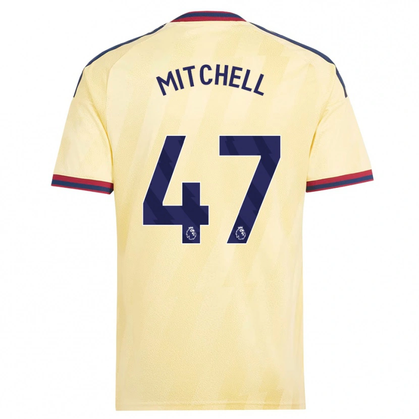 Danxen Herren Remy Mitchell #47 Hell Gelb Mitternachtsblau Ausweichtrikot Trikot 2026/27 T-Shirt