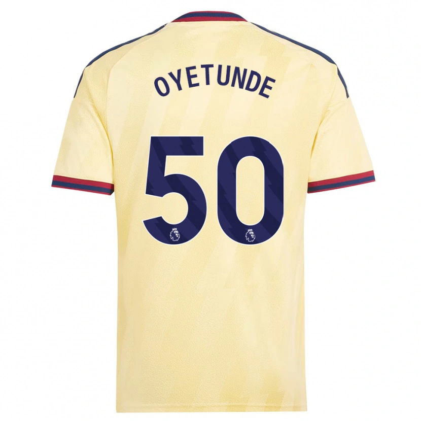 Danxen Herren Daniel Oyetunde #50 Hell Gelb Mitternachtsblau Ausweichtrikot Trikot 2026/27 T-Shirt
