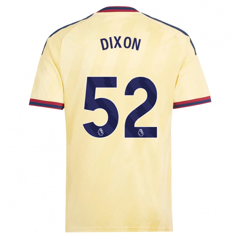 Danxen Herren Jaden Dixon #52 Hell Gelb Mitternachtsblau Ausweichtrikot Trikot 2026/27 T-Shirt