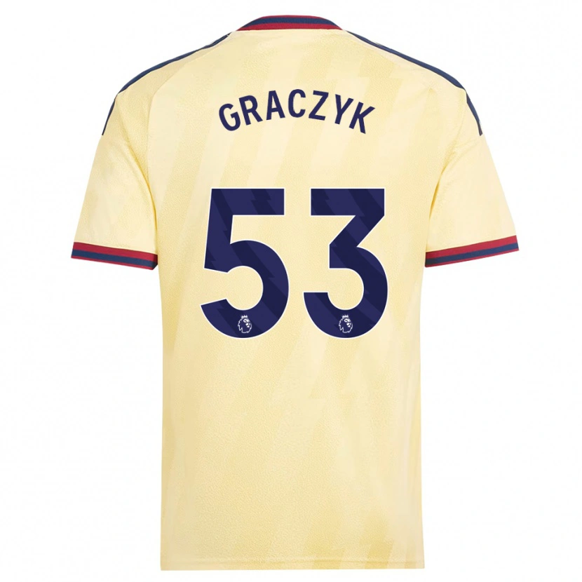 Danxen Herren Hubert Graczyk #53 Hell Gelb Mitternachtsblau Ausweichtrikot Trikot 2026/27 T-Shirt