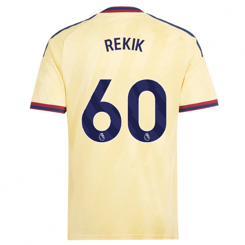 Danxen Herren Omar Rekik #60 Hell Gelb Mitternachtsblau Ausweichtrikot Trikot 2026/27 T-Shirt
