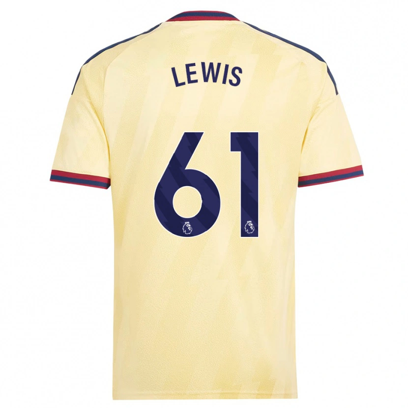 Danxen Herren George Lewis #61 Hell Gelb Mitternachtsblau Ausweichtrikot Trikot 2026/27 T-Shirt