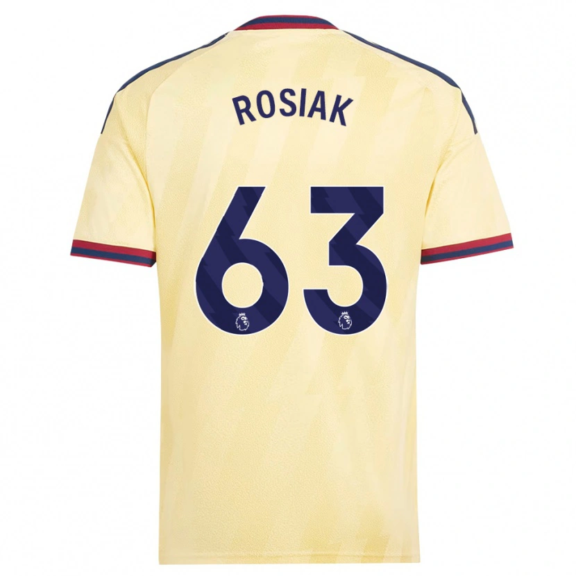 Danxen Herren Michal Rosiak #63 Hell Gelb Mitternachtsblau Ausweichtrikot Trikot 2026/27 T-Shirt