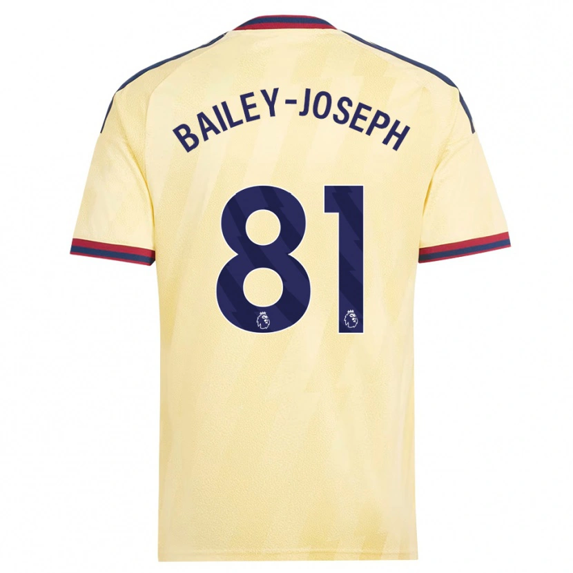 Danxen Herren Brando Bailey-Joseph #81 Hell Gelb Mitternachtsblau Ausweichtrikot Trikot 2026/27 T-Shirt