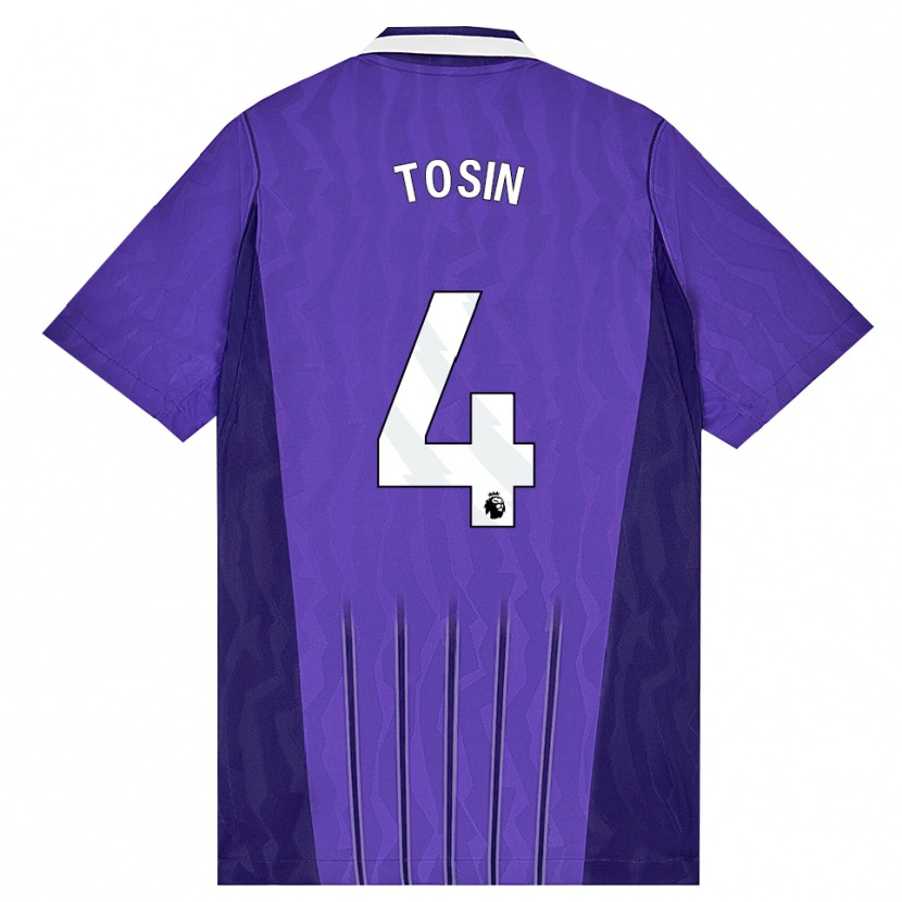 Danxen Herren Tosin Adarabioyo #4 Violett Weiß Ausweichtrikot Trikot 2026/27 T-Shirt
