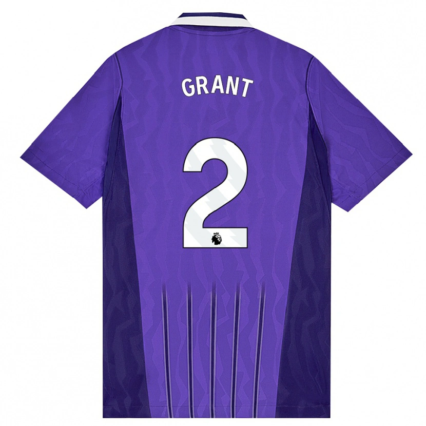 Danxen Herren Charlotte Grant #2 Violett Weiß Ausweichtrikot Trikot 2026/27 T-Shirt
