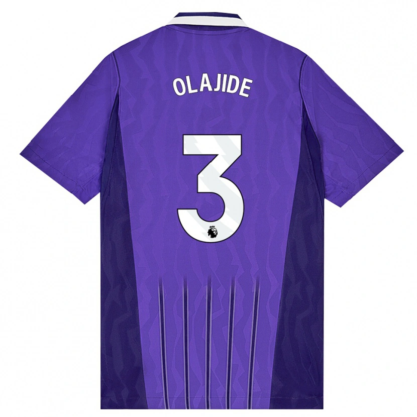 Danxen Herren Solomon Olajide #3 Violett Weiß Ausweichtrikot Trikot 2026/27 T-Shirt