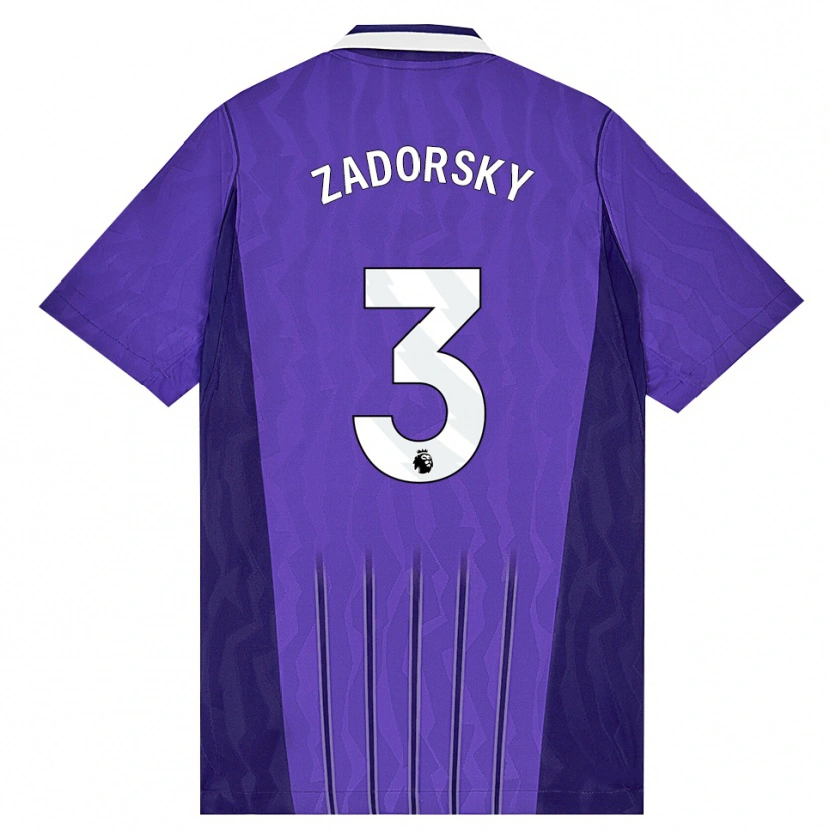 Danxen Herren Shelina Zadorsky #3 Violett Weiß Ausweichtrikot Trikot 2026/27 T-Shirt