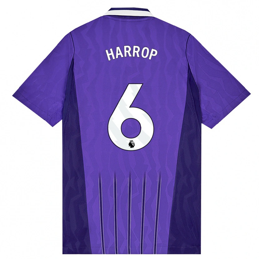 Danxen Herren Kerys Harrop #6 Violett Weiß Ausweichtrikot Trikot 2026/27 T-Shirt
