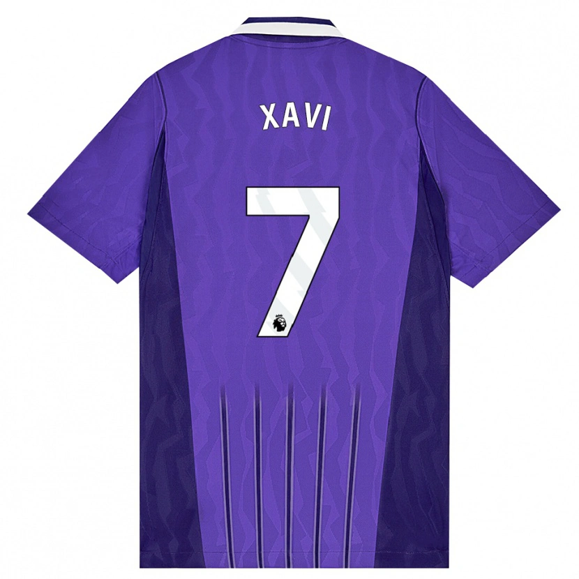 Danxen Herren Xavi Simons #7 Violett Weiß Ausweichtrikot Trikot 2026/27 T-Shirt