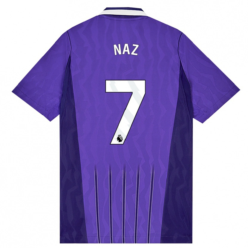 Danxen Herren Jessica Naz #7 Violett Weiß Ausweichtrikot Trikot 2026/27 T-Shirt