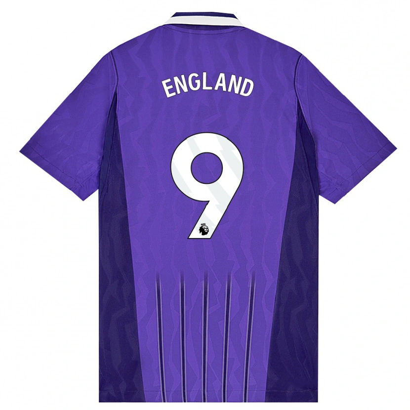 Danxen Herren Bethany England #9 Violett Weiß Ausweichtrikot Trikot 2026/27 T-Shirt