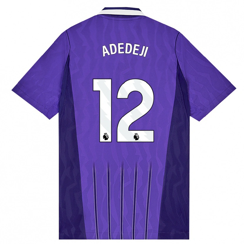 Danxen Herren Maxwell Adedeji #12 Violett Weiß Ausweichtrikot Trikot 2026/27 T-Shirt
