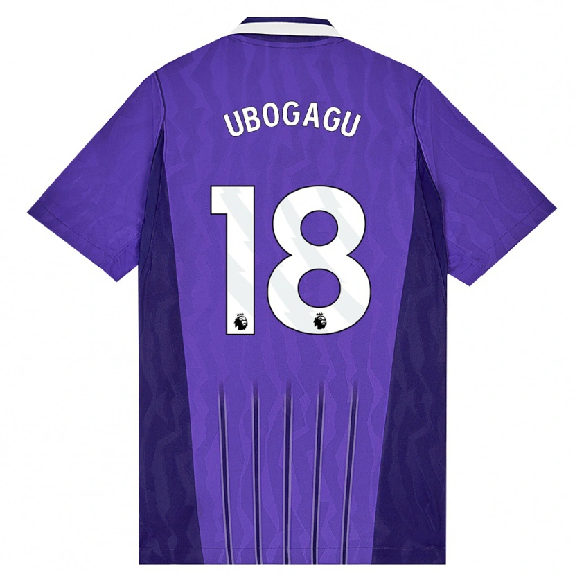 Danxen Herren Chioma Ubogagu #18 Violett Weiß Ausweichtrikot Trikot 2026/27 T-Shirt