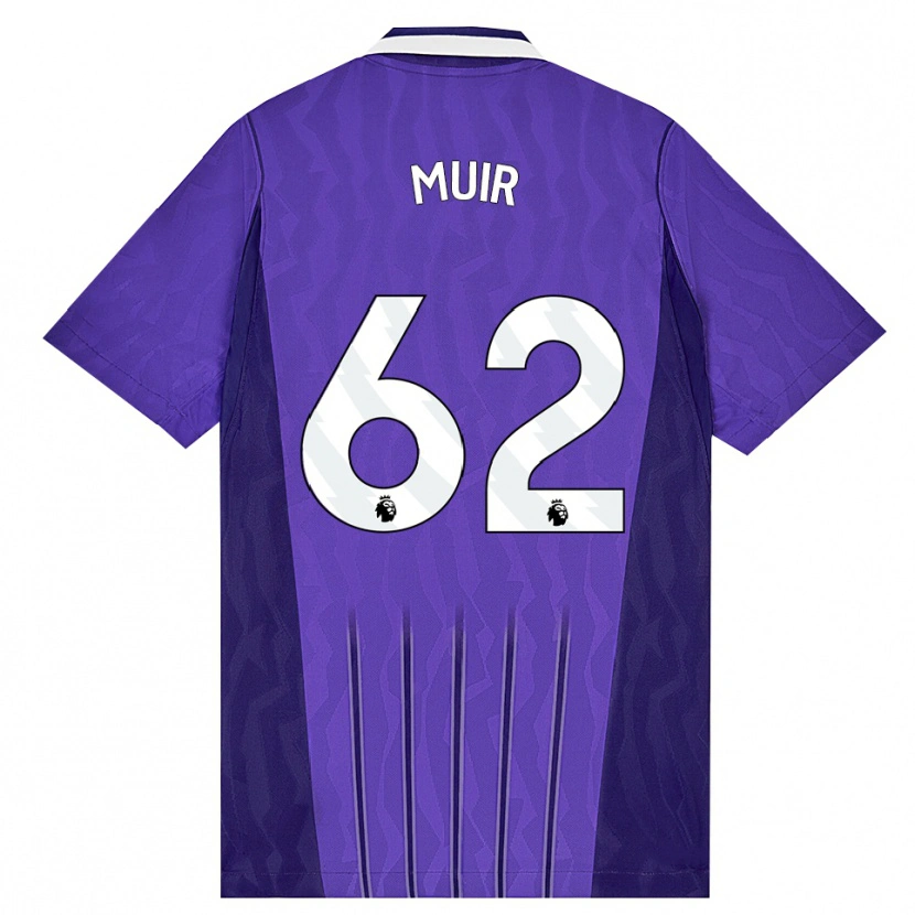 Danxen Herren Marqes Muir #62 Violett Weiß Ausweichtrikot Trikot 2026/27 T-Shirt