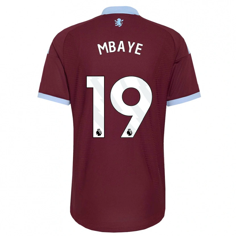 Danxen Herren Ibrahim Mbaye #19 Kornblumenblau Burgund Heimtrikot Trikot 2026/27 T-Shirt
