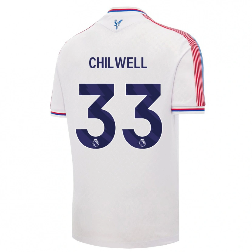 Danxen Herren Ben Chilwell #33 Weiß Rot Blau Heimtrikot Trikot 2026/27 T-Shirt