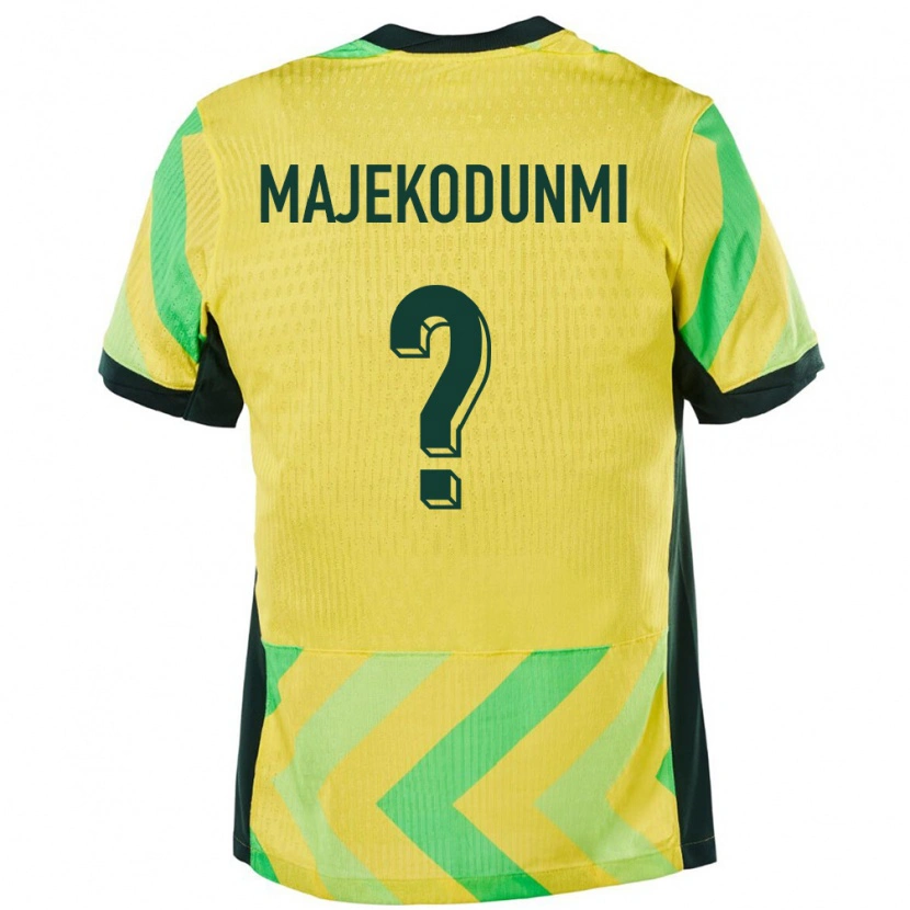Danxen Kinder Australien Kaelan Majekodunmi #0 Golden Heimtrikot Trikot 24-26 T-Shirt