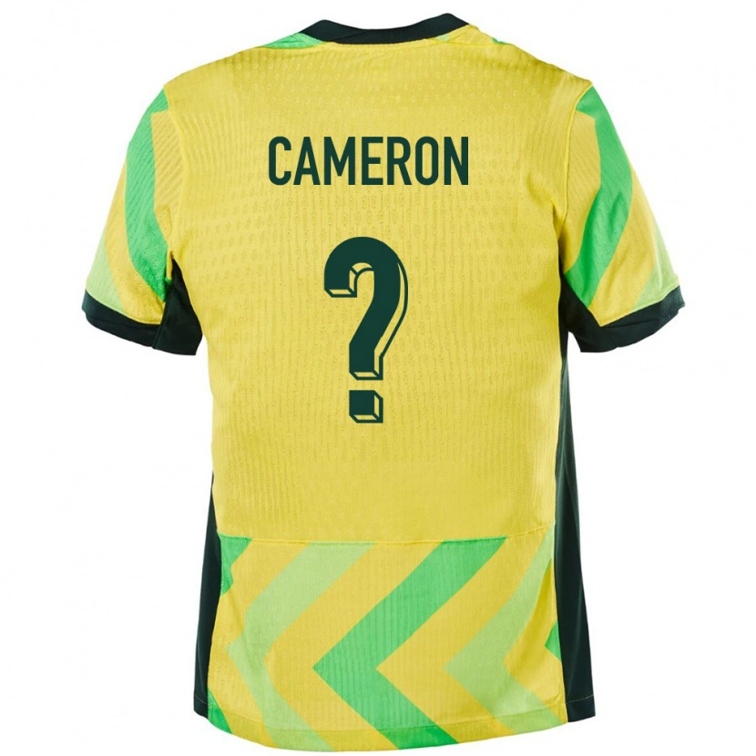Danxen Kinder Australien Jesse Cameron #0 Golden Heimtrikot Trikot 24-26 T-Shirt