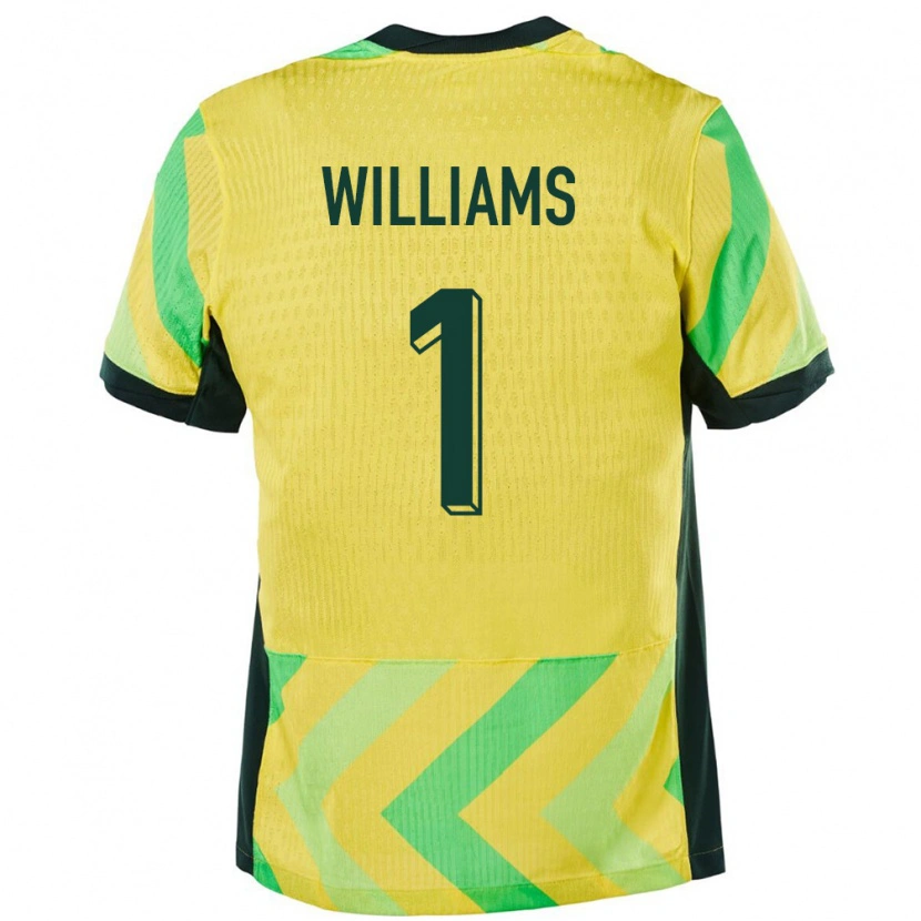 Danxen Kinder Australien Lydia Williams #1 Golden Heimtrikot Trikot 24-26 T-Shirt