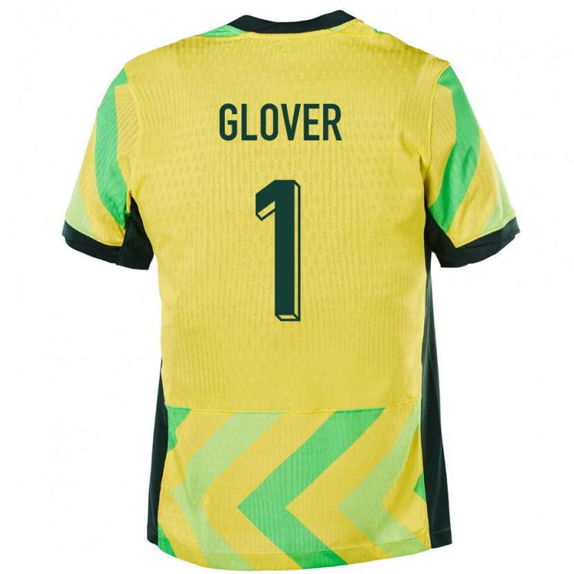 Danxen Kinder Australien Thomas Glover #1 Golden Heimtrikot Trikot 24-26 T-Shirt