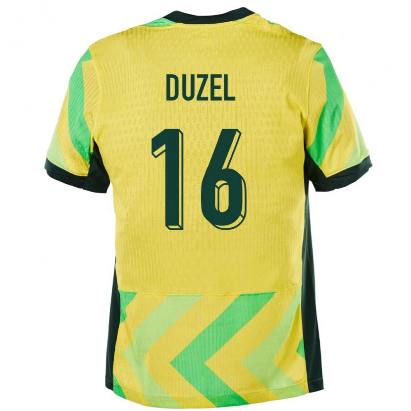 Danxen Kinder Australien Luke Duzel #16 Golden Heimtrikot Trikot 24-26 T-Shirt