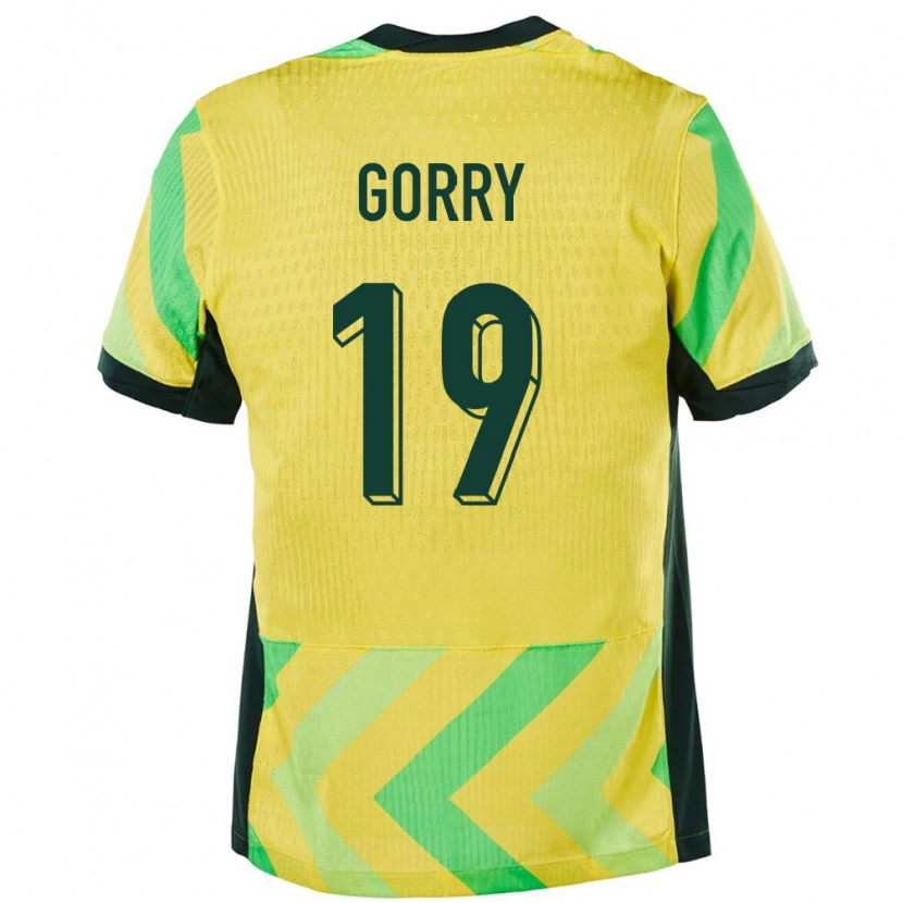 Danxen Kinder Australien Katrina Gorry #19 Golden Heimtrikot Trikot 24-26 T-Shirt