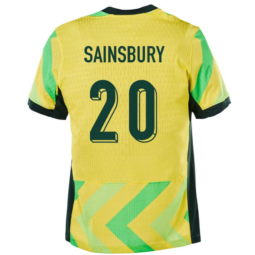 Danxen Kinder Australien Trent Sainsbury #20 Golden Heimtrikot Trikot 24-26 T-Shirt