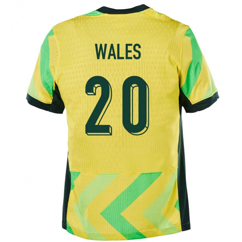 Danxen Kinder Australien Lachlan Wales #20 Golden Heimtrikot Trikot 24-26 T-Shirt