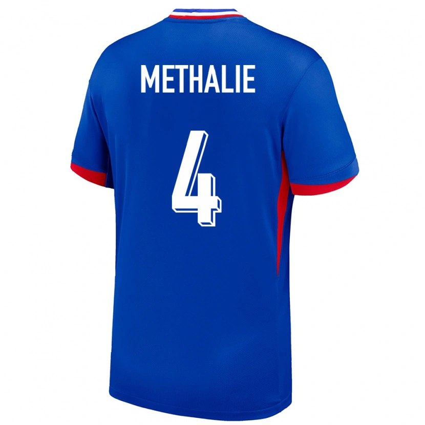 Danxen Kinder Frankreich Dayann Methalie #4 Blau Heimtrikot Trikot 24-26 T-Shirt
