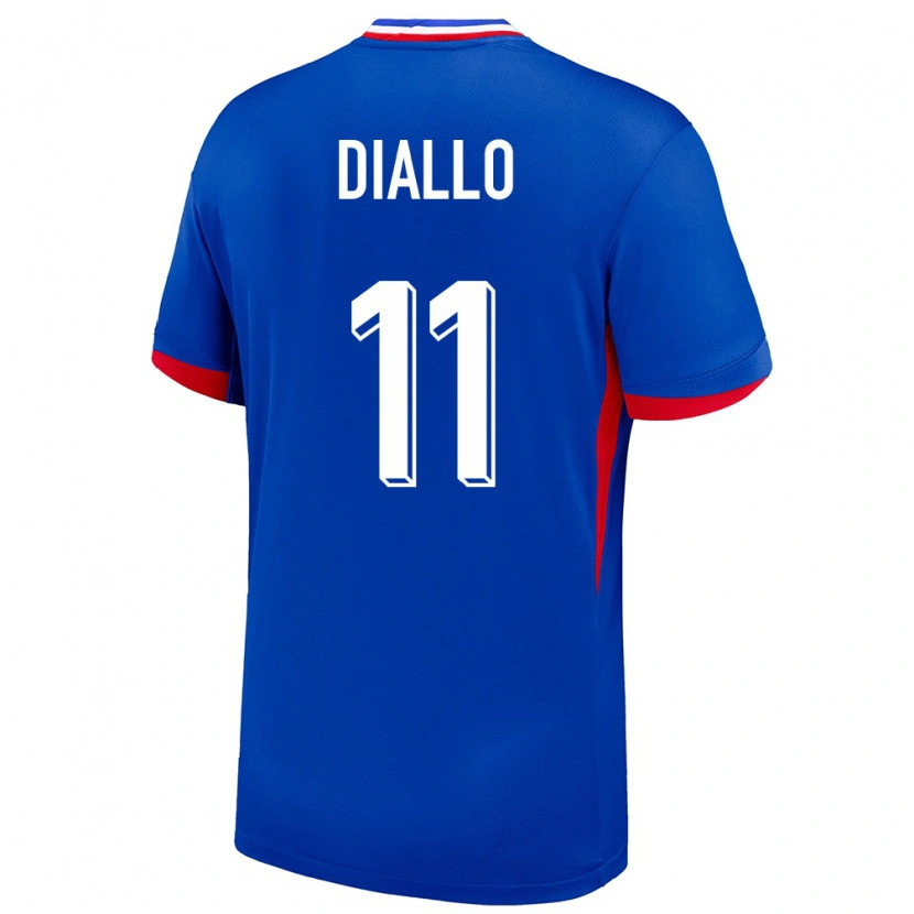 Danxen Kinder Frankreich Tidiane Diallo #11 Blau Heimtrikot Trikot 24-26 T-Shirt