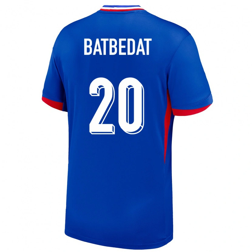 Danxen Kinder Frankreich Lucas Batbedat #20 Blau Heimtrikot Trikot 24-26 T-Shirt