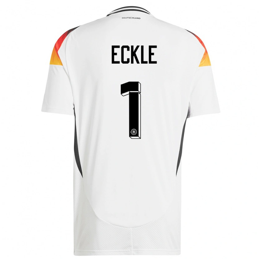 Danxen Kinder Deutschland Philipp Eckle #1 Weiß Heimtrikot Trikot 24-26 T-Shirt