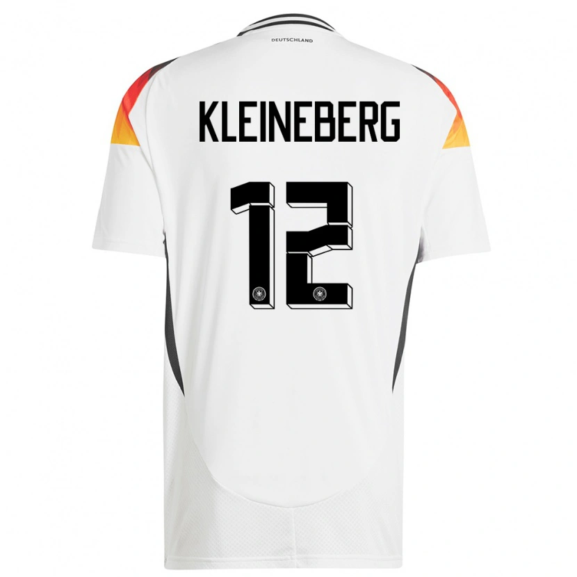Danxen Kinder Deutschland Philip Kleineberg #12 Weiß Heimtrikot Trikot 24-26 T-Shirt
