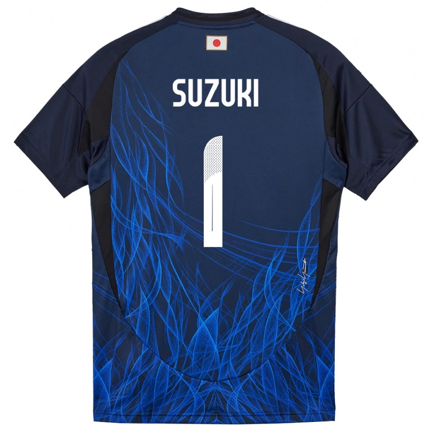 Danxen Kinder Japan Zion Suzuki #1 Dunkelblau Heimtrikot Trikot 24-26 T-Shirt