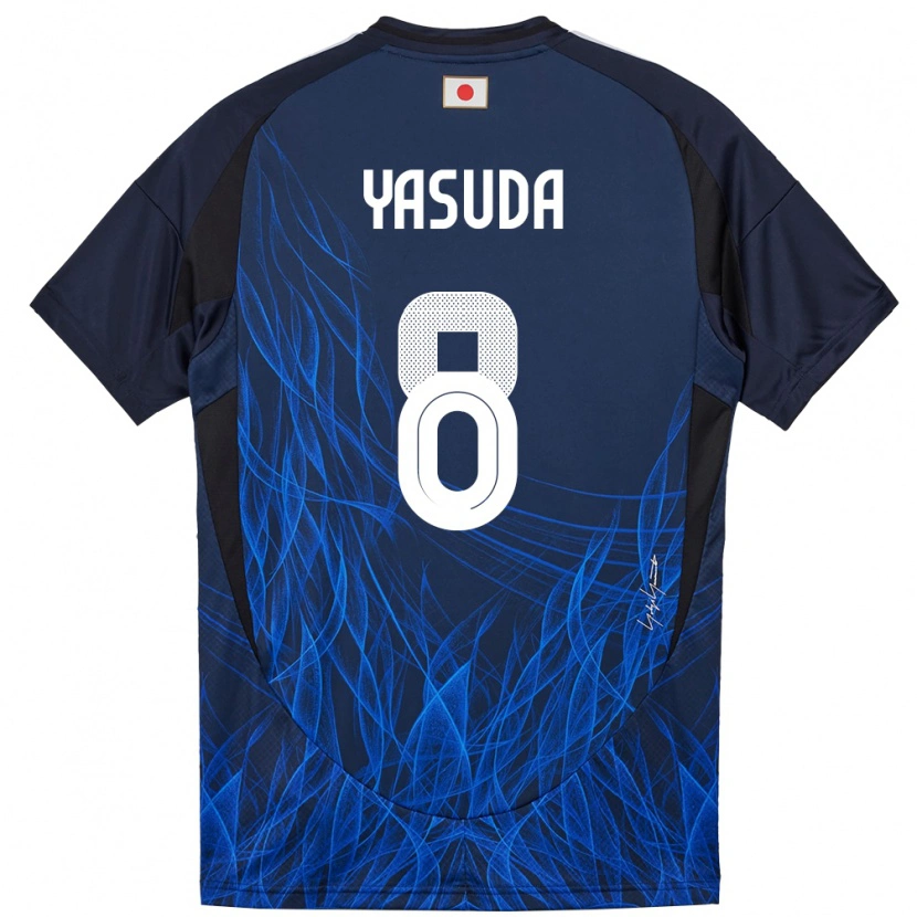 Danxen Kinder Japan Kenshin Yasuda #8 Dunkelblau Heimtrikot Trikot 24-26 T-Shirt