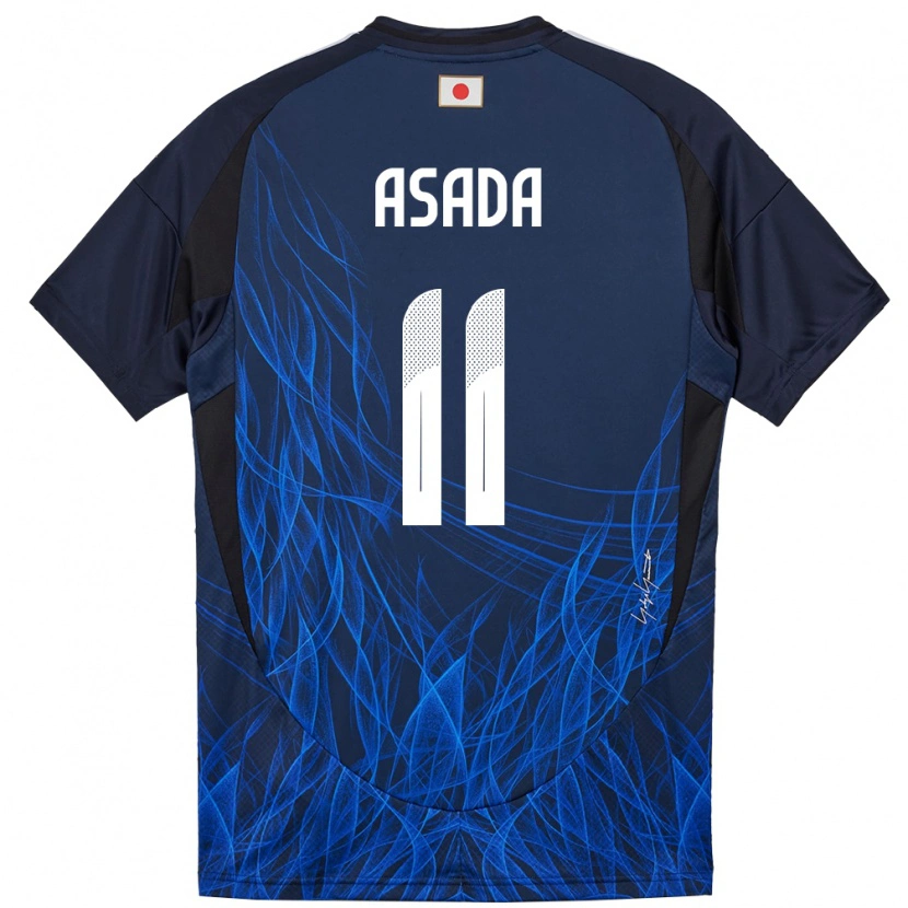 Danxen Kinder Japan Hiroto Asada #11 Dunkelblau Heimtrikot Trikot 24-26 T-Shirt
